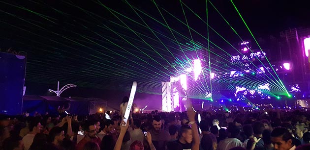 Festival de musica, sin descanso